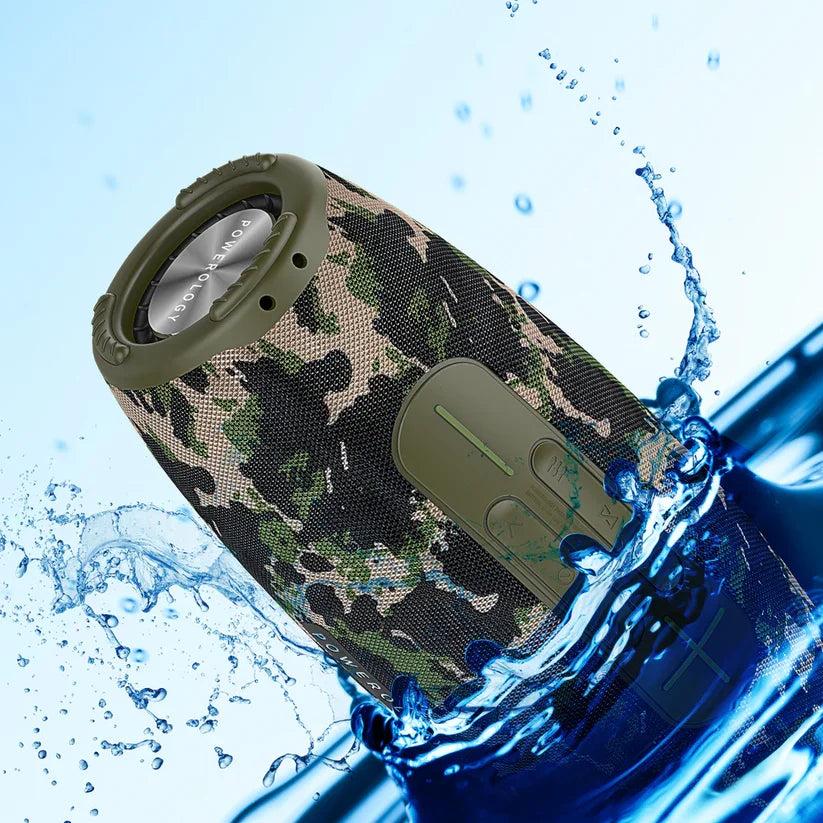 Powerology Phantom Portable Bluetooth Speaker - Tashqila Powerology Phantom Portable Bluetooth Speaker - Tashqila
